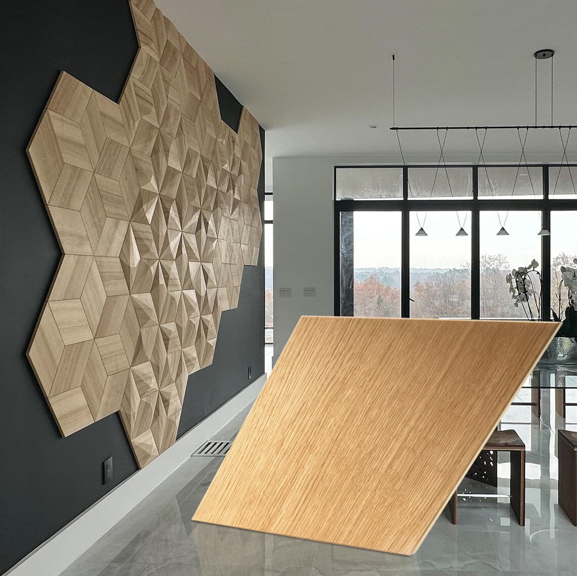 Caro Flat Paneel Architectural Rendering