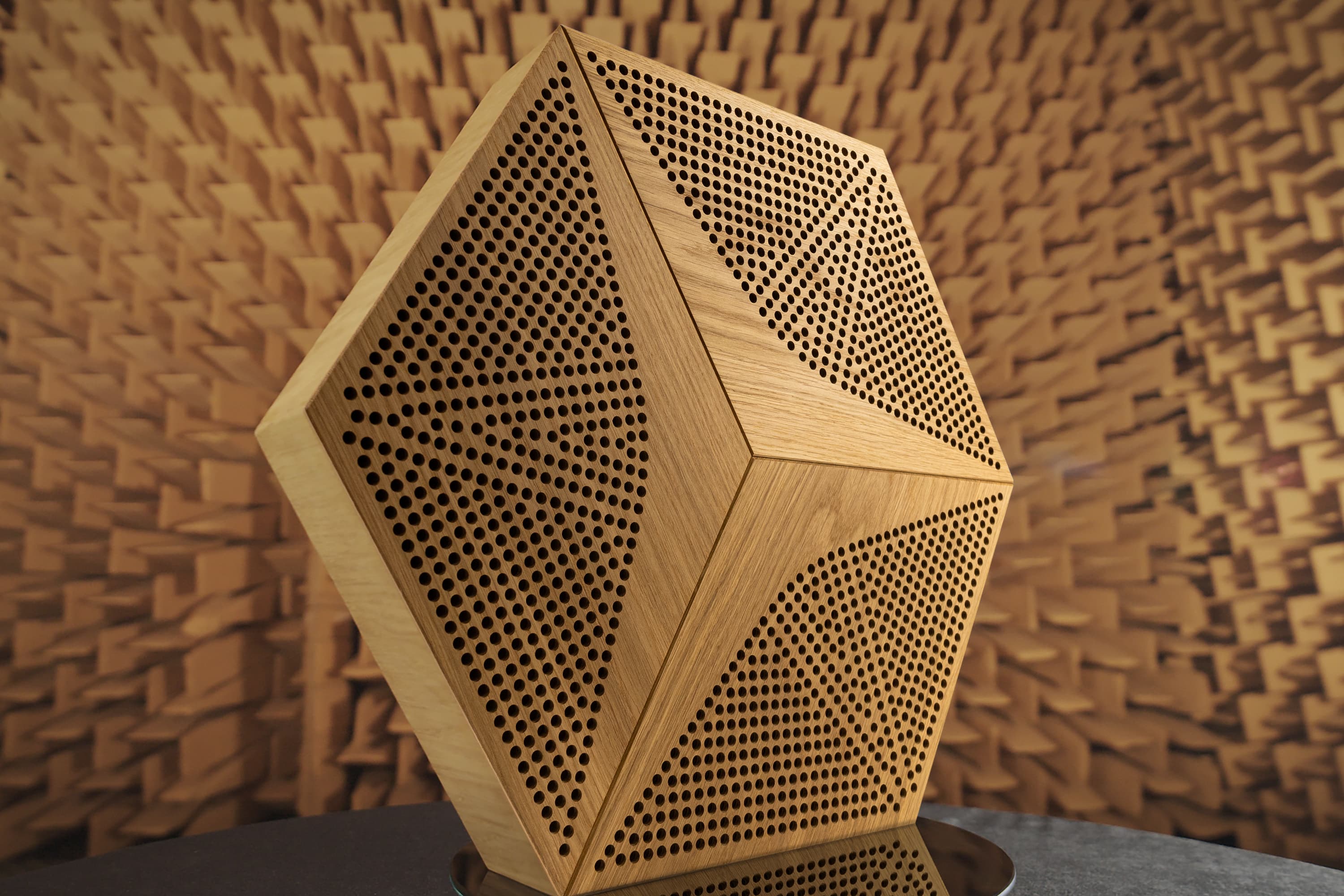 Hexago CM-A Flat Akustikpaneel Architectural Rendering