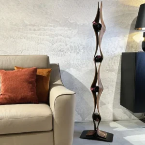 TWIST Eleganter Handgemachte Weinständer aus Massivholz für 4 Flaschen