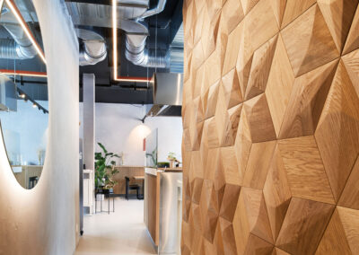 Diamond Holzpaneel – geometrische Wandgestaltung in Diamantform