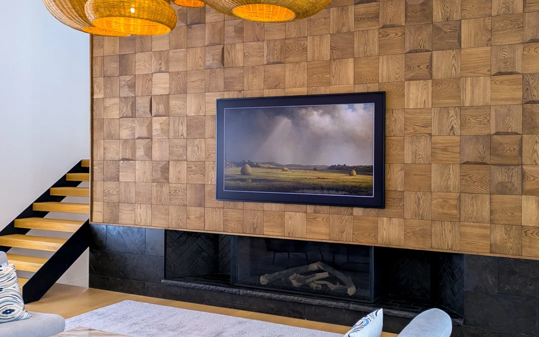 DEKORATIVE WANDVERKLEIDUNGEN IM WOHNZIMMER IN KANADA