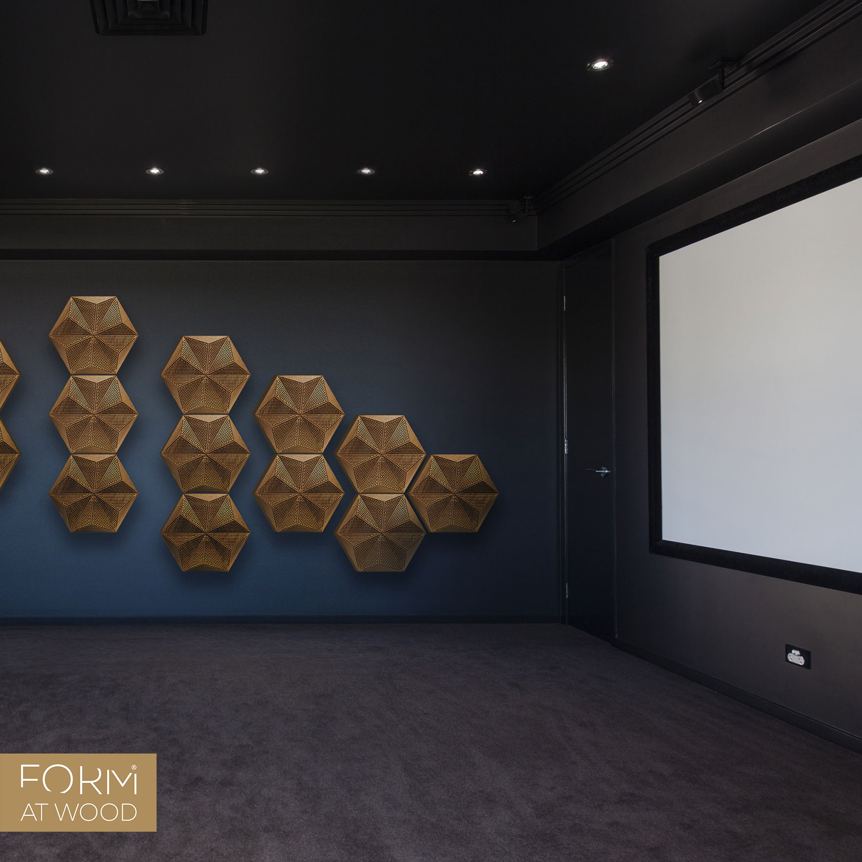 Akustik Wandpaneele im Heimkino